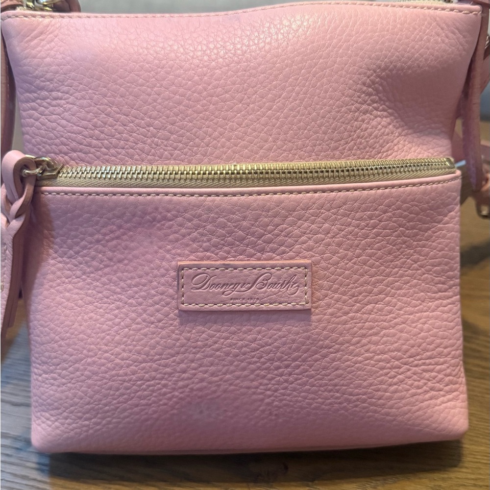 Dooney & Bourke Light Pink Leather Crossbody Bag - Picture 2 of 12
